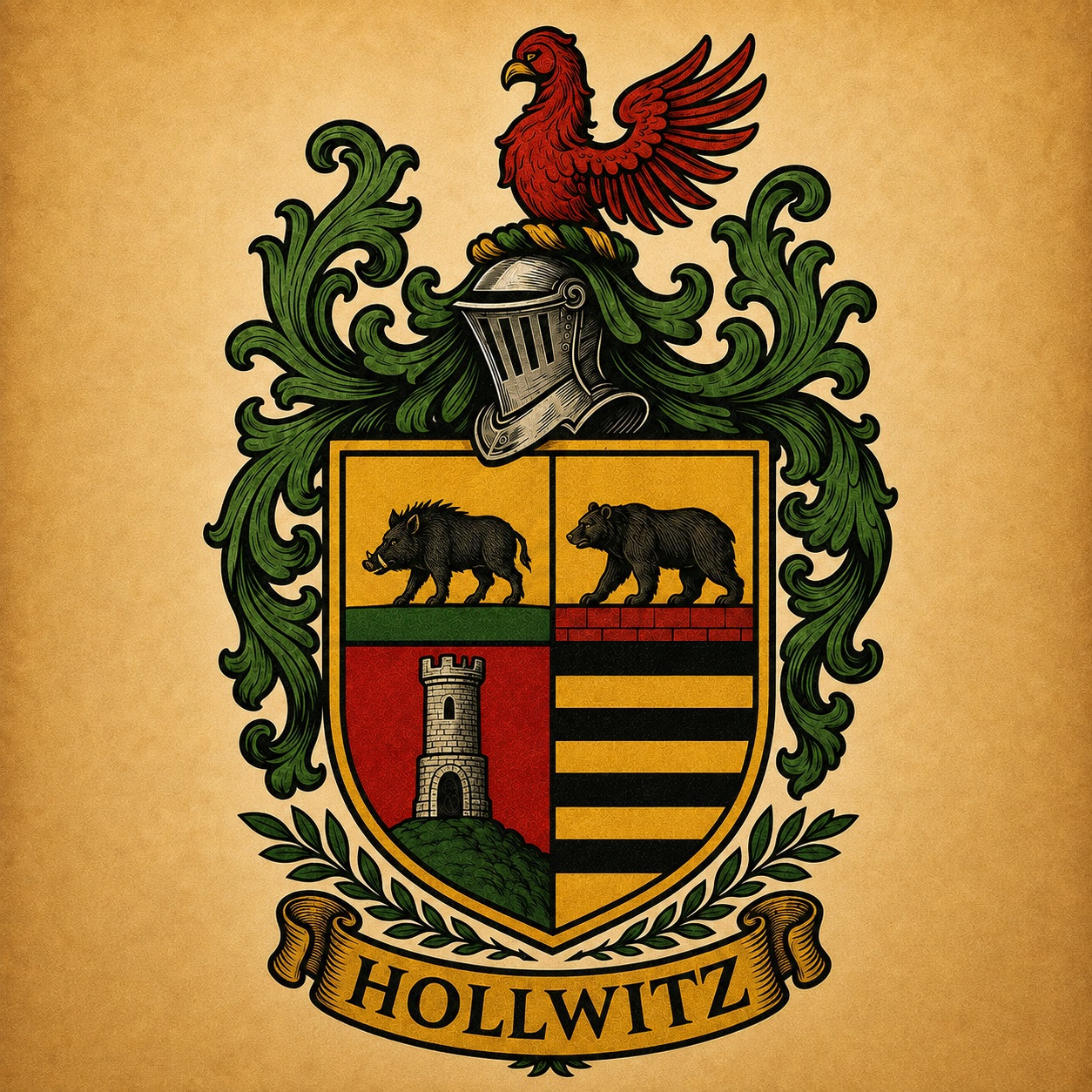 Wappen der Familie Hollwitz